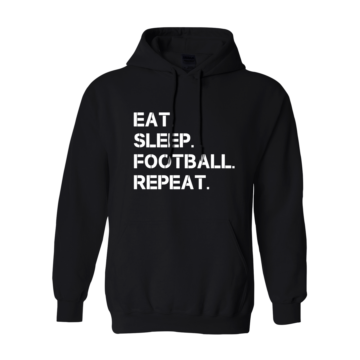 Eat, Sleep, Football, Repeat Kids Hoodie