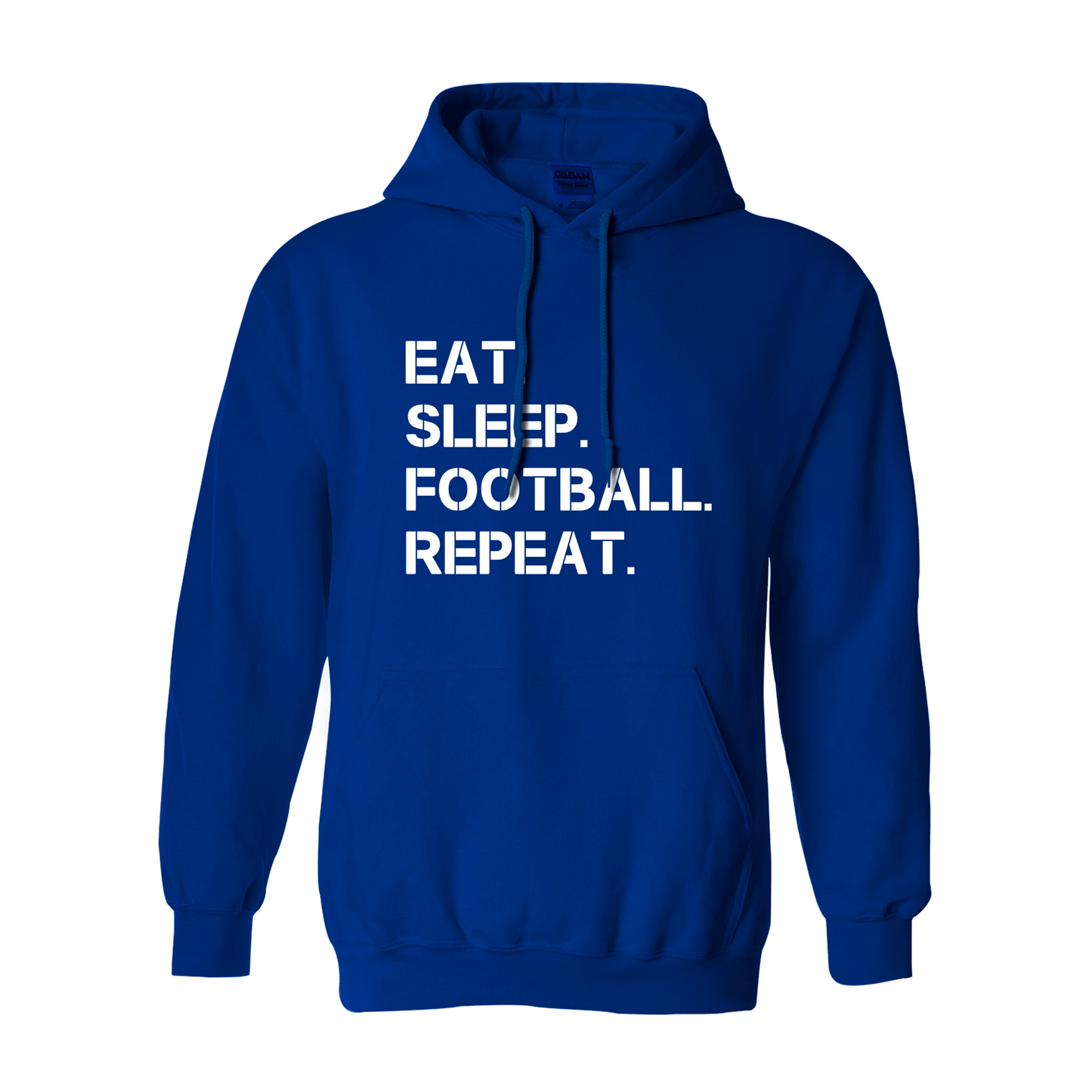 Eat, Sleep, Football, Repeat Kids Hoodie