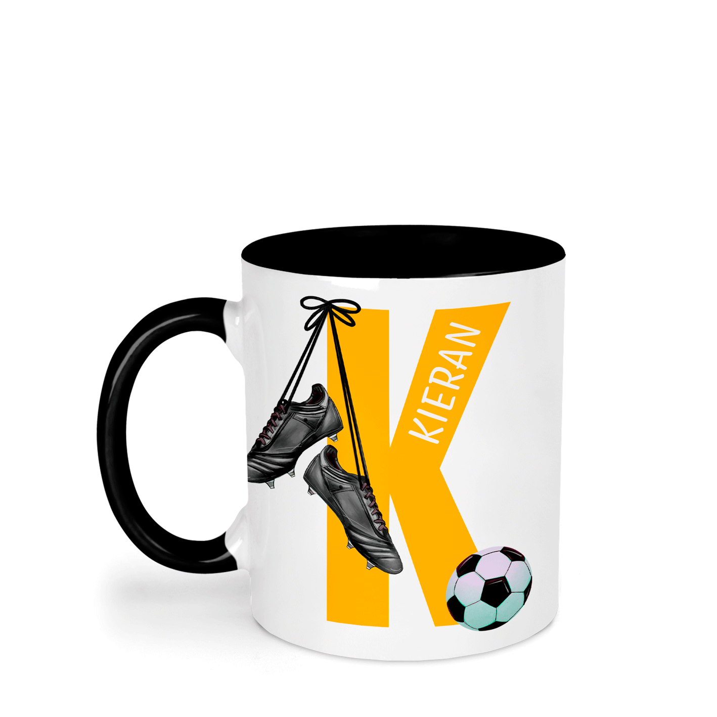 Football Alphabet Mugs