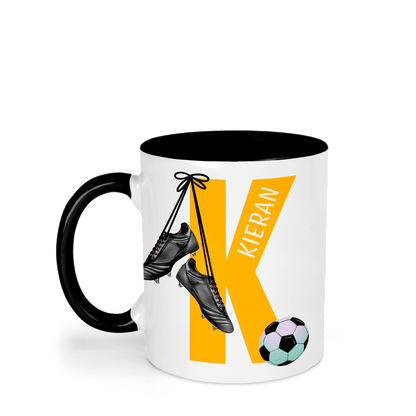 Football Alphabet Mugs