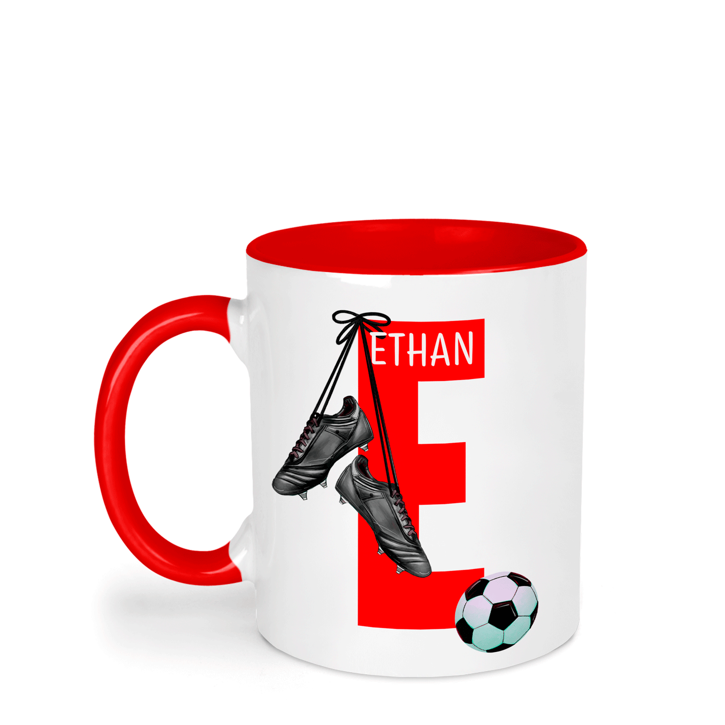 Football Alphabet Mugs