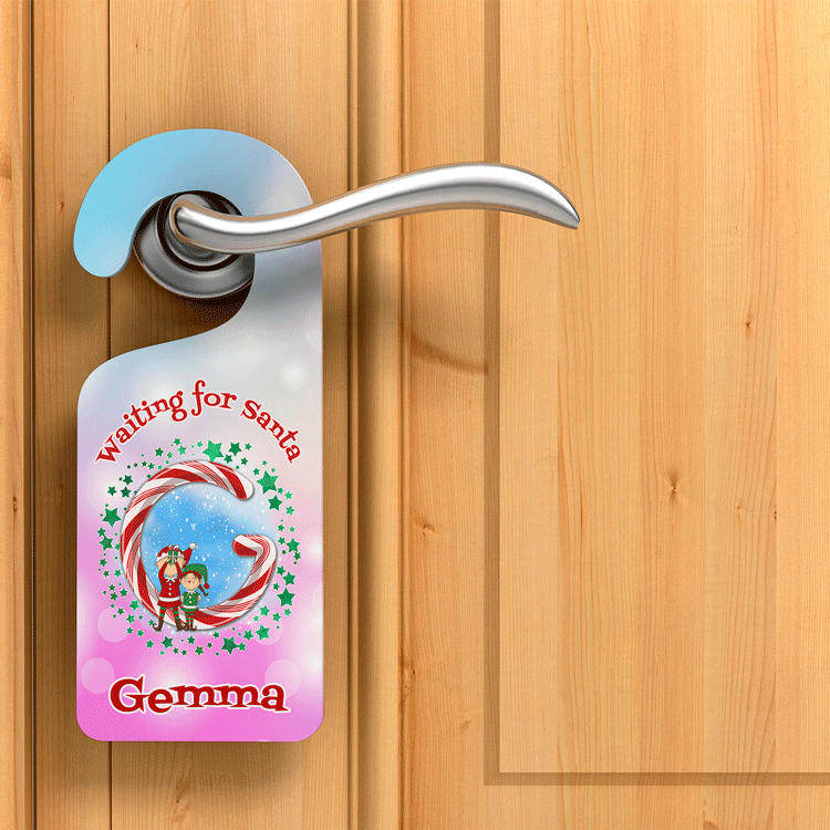 Christmas Candy Cane Door Hanger